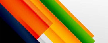 Gölge çizgileri, modern formlar, dikdörtgenler, kareler ve akışkan eğimlere sahip geometrik soyut arkaplanlar. Parlak renkli çizgiler serin arkaplanlar