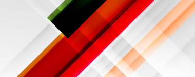 Gölge çizgileri, modern formlar, dikdörtgenler, kareler ve akışkan eğimlere sahip geometrik soyut arkaplanlar. Parlak renkli çizgiler serin arkaplanlar