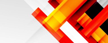 Gölge çizgileri, modern formlar, dikdörtgenler, kareler ve akışkan eğimlere sahip geometrik soyut arkaplanlar. Parlak renkli çizgiler serin arkaplanlar