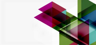 Geometrik soyut arkaplan, mozaik üçgen ve altıgen şekiller. İş veya teknoloji sunumu, İnternet posteri veya web broşürü kapağı, duvar kağıdı için modaya uygun soyut düzen şablonu