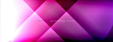 Vektör soyut arkaplan - gölgeler ve ışık efektleri ile sıvı gradyanı üzerinde daire ve çapraz çapraz. Metin için tekno ya da ticari parlak tasarım şablonları