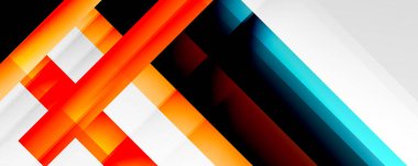 Gölge çizgileri, modern formlar, dikdörtgenler, kareler ve akışkan eğimlere sahip geometrik soyut arkaplanlar. Parlak renkli çizgiler serin arkaplanlar