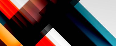 Gölge çizgileri, modern formlar, dikdörtgenler, kareler ve akışkan eğimlere sahip geometrik soyut arkaplanlar. Parlak renkli çizgiler serin arkaplanlar