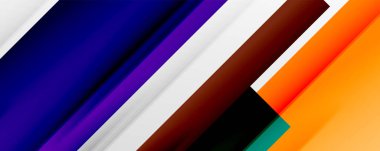 Gölge çizgileri, modern formlar, dikdörtgenler, kareler ve akışkan eğimlere sahip geometrik soyut arkaplanlar. Parlak renkli çizgiler serin arkaplanlar