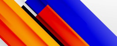 Gölge çizgileri, modern formlar, dikdörtgenler, kareler ve akışkan eğimlere sahip geometrik soyut arkaplanlar. Parlak renkli çizgiler serin arkaplanlar