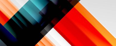 Gölge çizgileri, modern formlar, dikdörtgenler, kareler ve akışkan eğimlere sahip geometrik soyut arkaplanlar. Parlak renkli çizgiler serin arkaplanlar