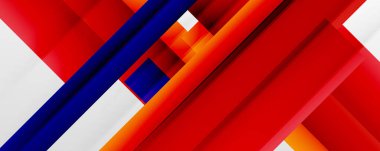 Gölge çizgileri, modern formlar, dikdörtgenler, kareler ve akışkan eğimlere sahip geometrik soyut arkaplanlar. Parlak renkli çizgiler serin arkaplanlar