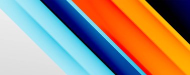 Gölge çizgileri, modern formlar, dikdörtgenler, kareler ve akışkan eğimlere sahip geometrik soyut arkaplanlar. Parlak renkli çizgiler serin arkaplanlar