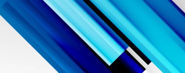 Gölge çizgileri, modern formlar, dikdörtgenler, kareler ve akışkan eğimlere sahip geometrik soyut arkaplanlar. Parlak renkli çizgiler serin arkaplanlar