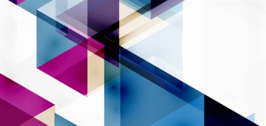 Geometrik soyut arkaplan, mozaik üçgen ve altıgen şekiller. İş veya teknoloji sunumu, İnternet posteri veya web broşürü kapağı, duvar kağıdı için modaya uygun soyut düzen şablonu
