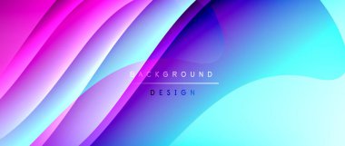 Gölge çizgileri ve parlayan ışık efekti ile akışkan gradyan dalgalar, kapak için modern akış hareketi soyut arkaplan, pankartlar, poster, afiş veya el ilanı