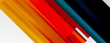 Gölge çizgileri, modern formlar, dikdörtgenler, kareler ve akışkan eğimlere sahip geometrik soyut arkaplanlar. Parlak renkli çizgiler serin arkaplanlar