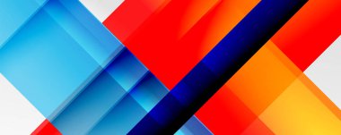 Gölge çizgileri, modern formlar, dikdörtgenler, kareler ve akışkan eğimlere sahip geometrik soyut arkaplanlar. Parlak renkli çizgiler serin arkaplanlar