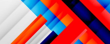 Gölge çizgileri, modern formlar, dikdörtgenler, kareler ve akışkan eğimlere sahip geometrik soyut arkaplanlar. Parlak renkli çizgiler serin arkaplanlar