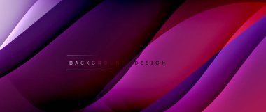 Gölge çizgileri ve parlayan ışık efekti ile akışkan gradyan dalgalar, kapak için modern akış hareketi soyut arkaplan, pankartlar, poster, afiş veya el ilanı