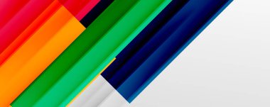 Gölge çizgileri, modern formlar, dikdörtgenler, kareler ve akışkan eğimlere sahip geometrik soyut arkaplanlar. Parlak renkli çizgiler serin arkaplanlar