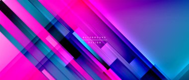 Sıvı renk eğiminde dinamik çizgiler. Metnin, logonuz veya grafikleriniz için modaylı geometrik soyut arkaplan