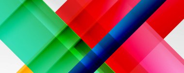 Gölge çizgileri, modern formlar, dikdörtgenler, kareler ve akışkan eğimlere sahip geometrik soyut arkaplanlar. Parlak renkli çizgiler serin arkaplanlar