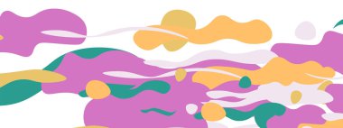 Moda sıvı biçimi, soyut tasarım şekilleri, pankartlar, broşürler, posterler, web iniş sayfaları, kapaklar veya pankartlar için dinamik vektör arkaplanı