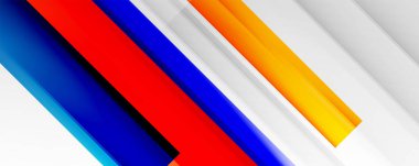 Gölge çizgileri, modern formlar, dikdörtgenler, kareler ve akışkan eğimlere sahip geometrik soyut arkaplanlar. Parlak renkli çizgiler serin arkaplanlar