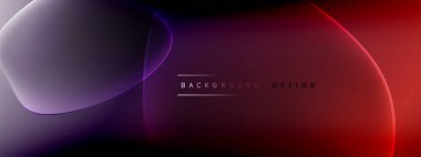 Vektör soyut arkaplan - sıvı kabarcıklar, gölgeler ve ışık efektleri ile sıvı gradyan şekiller. Metin için parlak tasarım şablonu