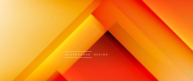 Kare şekiller bileşimi, akışkan geometrik soyut arkaplan. 3B gölge efektleri, modern tasarım şablonu