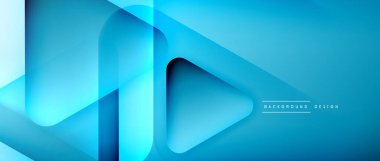 Üçgen geometrik soyut arkaplanı şekillendirir. Üç boyutlu gölge efektleri ve sıvı eğimleri. Metin mesajınız için modern üstüste bindirme formları duvar kağıdı