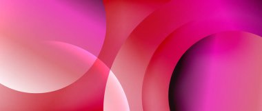 Sıvı gradyanlarla modern geometrik arkaplanı çember içine al