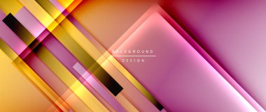 Sıvı renk eğiminde dinamik çizgiler. Metnin, logonuz veya grafikleriniz için modaylı geometrik soyut arkaplan