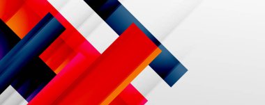 Gölge çizgileri, modern formlar, dikdörtgenler, kareler ve akışkan eğimlere sahip geometrik soyut arkaplanlar. Parlak renkli çizgiler serin arkaplanlar