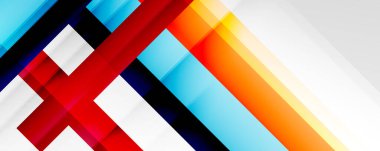 Gölge çizgileri, modern formlar, dikdörtgenler, kareler ve akışkan eğimlere sahip geometrik soyut arkaplanlar. Parlak renkli çizgiler serin arkaplanlar