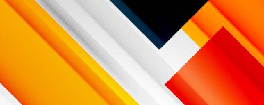 Gölge çizgileri, modern formlar, dikdörtgenler, kareler ve akışkan eğimlere sahip geometrik soyut arkaplanlar. Parlak renkli çizgiler serin arkaplanlar