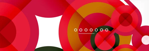 Cirkels en lijnen abstracte achtergrond voor covers, banners, flyers en posters en andere sjablonen — Stockvector