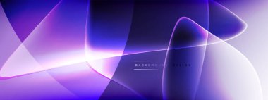 Vektör soyut arkaplan - sıvı kabarcıklar, gölgeler ve ışık efektleri ile sıvı gradyan şekiller. Metin için parlak tasarım şablonu