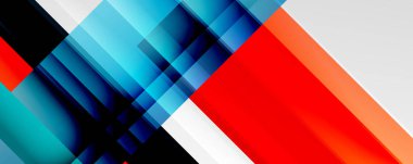 Gölge çizgileri, modern formlar, dikdörtgenler, kareler ve akışkan eğimlere sahip geometrik soyut arkaplanlar. Parlak renkli çizgiler serin arkaplanlar