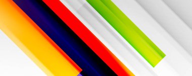 Gölge çizgileri, modern formlar, dikdörtgenler, kareler ve akışkan eğimlere sahip geometrik soyut arkaplanlar. Parlak renkli çizgiler serin arkaplanlar