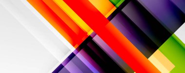 Gölge çizgileri, modern formlar, dikdörtgenler, kareler ve akışkan eğimlere sahip geometrik soyut arkaplanlar. Parlak renkli çizgiler serin arkaplanlar