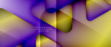 Üçgen geometrik soyut arkaplanı şekillendirir. Üç boyutlu gölge efektleri ve sıvı eğimleri. Metin mesajınız için modern üstüste bindirme formları duvar kağıdı