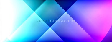 Vektör soyut arkaplan - gölgeler ve ışık efektleri ile sıvı gradyanı üzerinde daire ve çapraz çapraz. Metin için tekno ya da ticari parlak tasarım şablonları