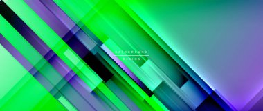 Sıvı renk eğiminde dinamik çizgiler. Metnin, logonuz veya grafikleriniz için modaylı geometrik soyut arkaplan