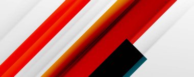 Gölge çizgileri, modern formlar, dikdörtgenler, kareler ve akışkan eğimlere sahip geometrik soyut arkaplanlar. Parlak renkli çizgiler serin arkaplanlar