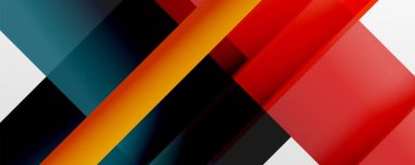 Gölge çizgileri, modern formlar, dikdörtgenler, kareler ve akışkan eğimlere sahip geometrik soyut arkaplanlar. Parlak renkli çizgiler serin arkaplanlar