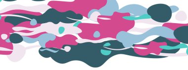 Moda sıvı biçimi, soyut tasarım şekilleri, pankartlar, broşürler, posterler, web iniş sayfaları, kapaklar veya pankartlar için dinamik vektör arkaplanı