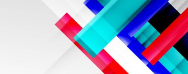 Gölge çizgileri, modern formlar, dikdörtgenler, kareler ve akışkan eğimlere sahip geometrik soyut arkaplanlar. Parlak renkli çizgiler serin arkaplanlar