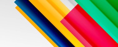 Gölge çizgileri, modern formlar, dikdörtgenler, kareler ve akışkan eğimlere sahip geometrik soyut arkaplanlar. Parlak renkli çizgiler serin arkaplanlar