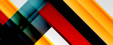 Gölge çizgileri, modern formlar, dikdörtgenler, kareler ve akışkan eğimlere sahip geometrik soyut arkaplanlar. Parlak renkli çizgiler serin arkaplanlar