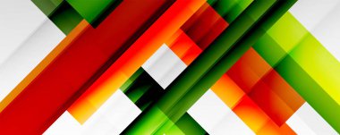 Gölge çizgileri, modern formlar, dikdörtgenler, kareler ve akışkan eğimlere sahip geometrik soyut arkaplanlar. Parlak renkli çizgiler serin arkaplanlar