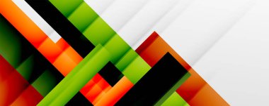 Gölge çizgileri, modern formlar, dikdörtgenler, kareler ve akışkan eğimlere sahip geometrik soyut arkaplanlar. Parlak renkli çizgiler serin arkaplanlar