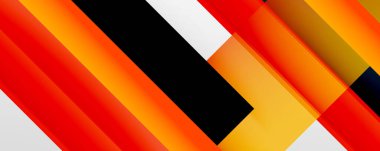 Gölge çizgileri, modern formlar, dikdörtgenler, kareler ve akışkan eğimlere sahip geometrik soyut arkaplanlar. Parlak renkli çizgiler serin arkaplanlar