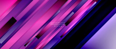 Sıvı renk eğiminde dinamik çizgiler. Metnin, logonuz veya grafikleriniz için modaylı geometrik soyut arkaplan